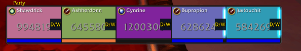 Shaw’s Decursive on Blizzard frames